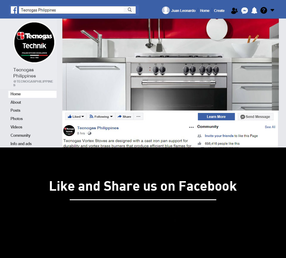 Tecnogas Philippines Facebook Page